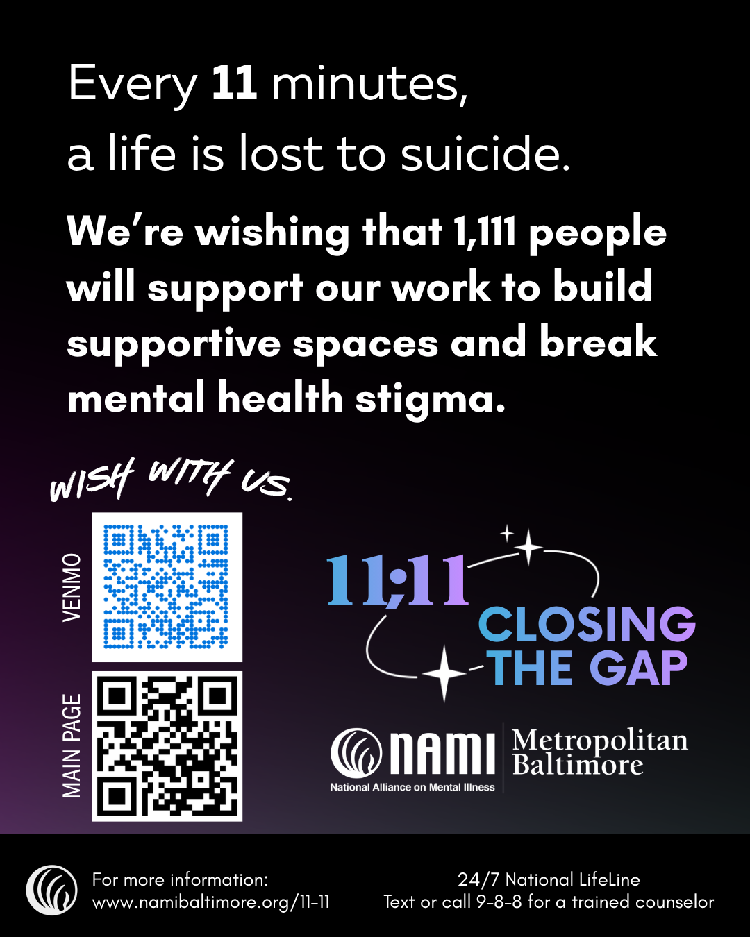 11;11 Lives Lost Social Post